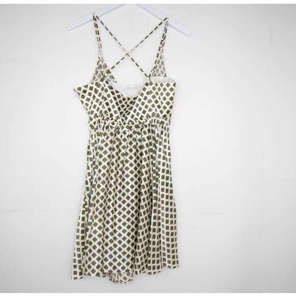 NEW Cinq à Sept 100% Silk Geneva Empire-waist Mini Dress, Ivory,  L - Picture 7 of 15